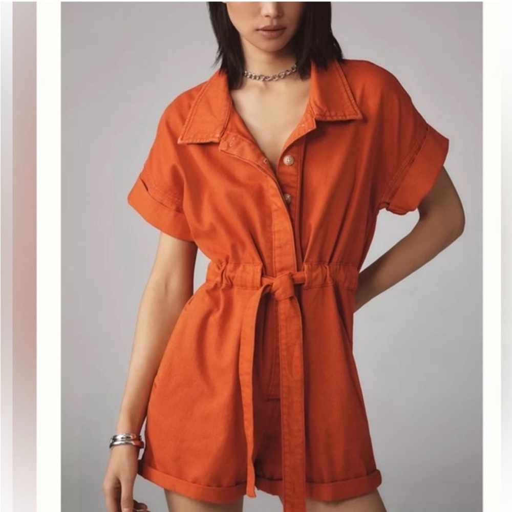 NWT Pilcro Anthropologie Romper XS